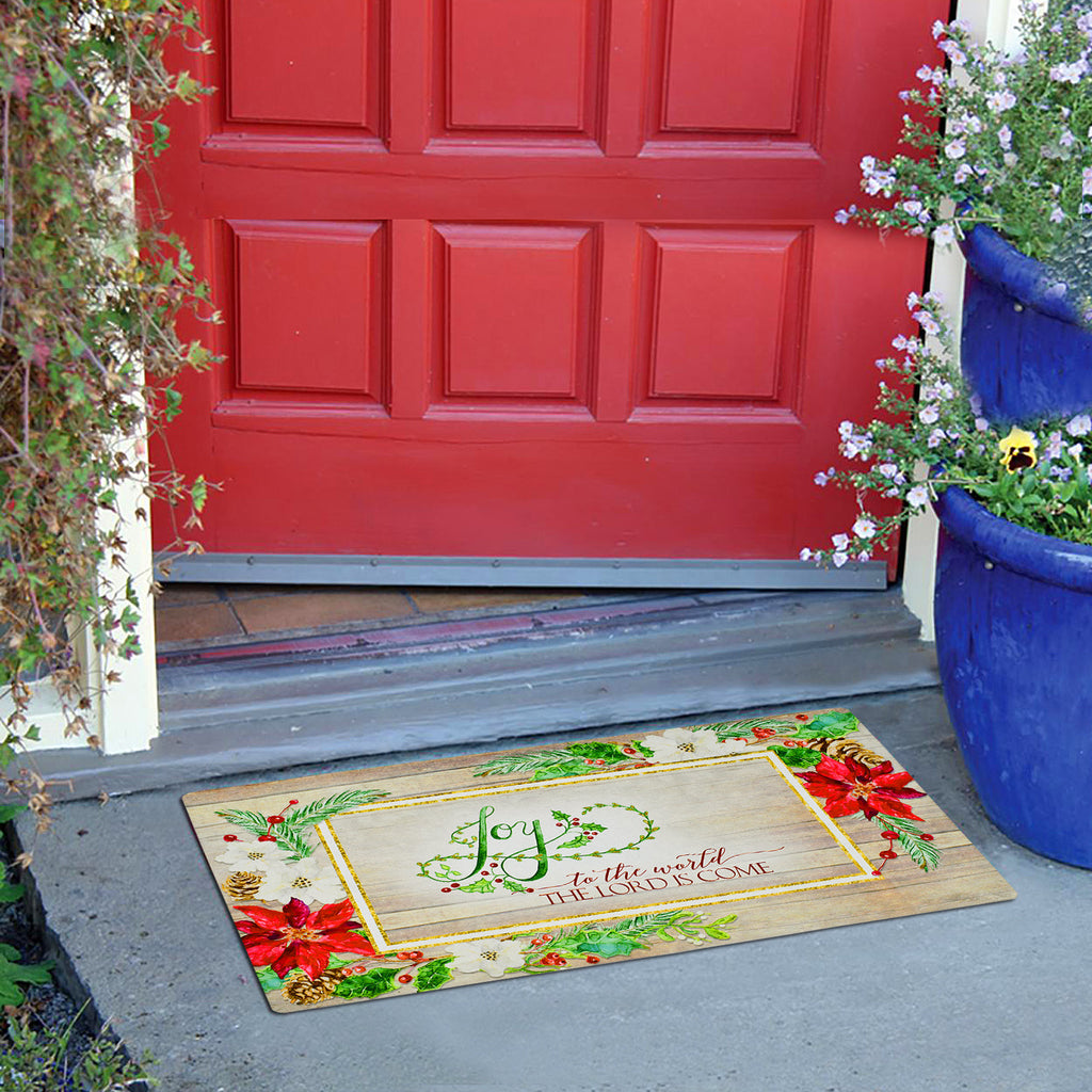 Christmas Doormat Joy To The World