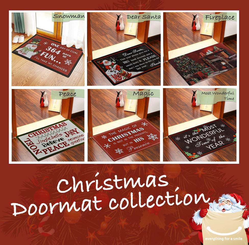 Funny Christmas Door Mat, Dear Santa Door Mat
